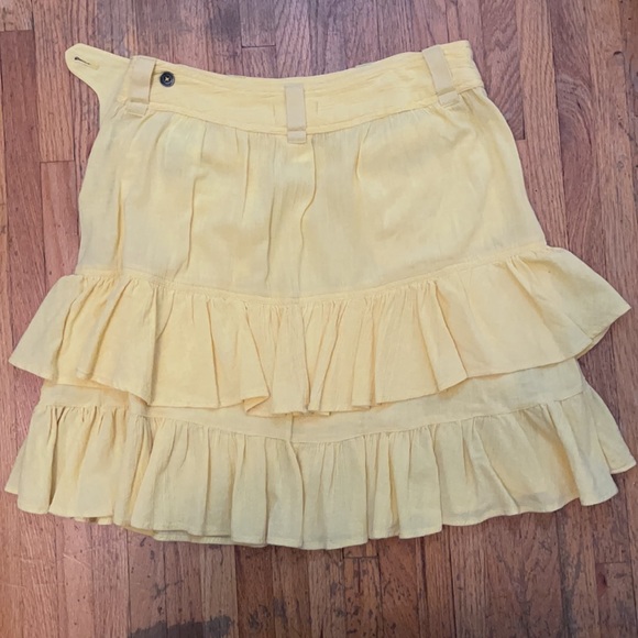 Diesel yellow ruffle skirt - Picture 6 of 6